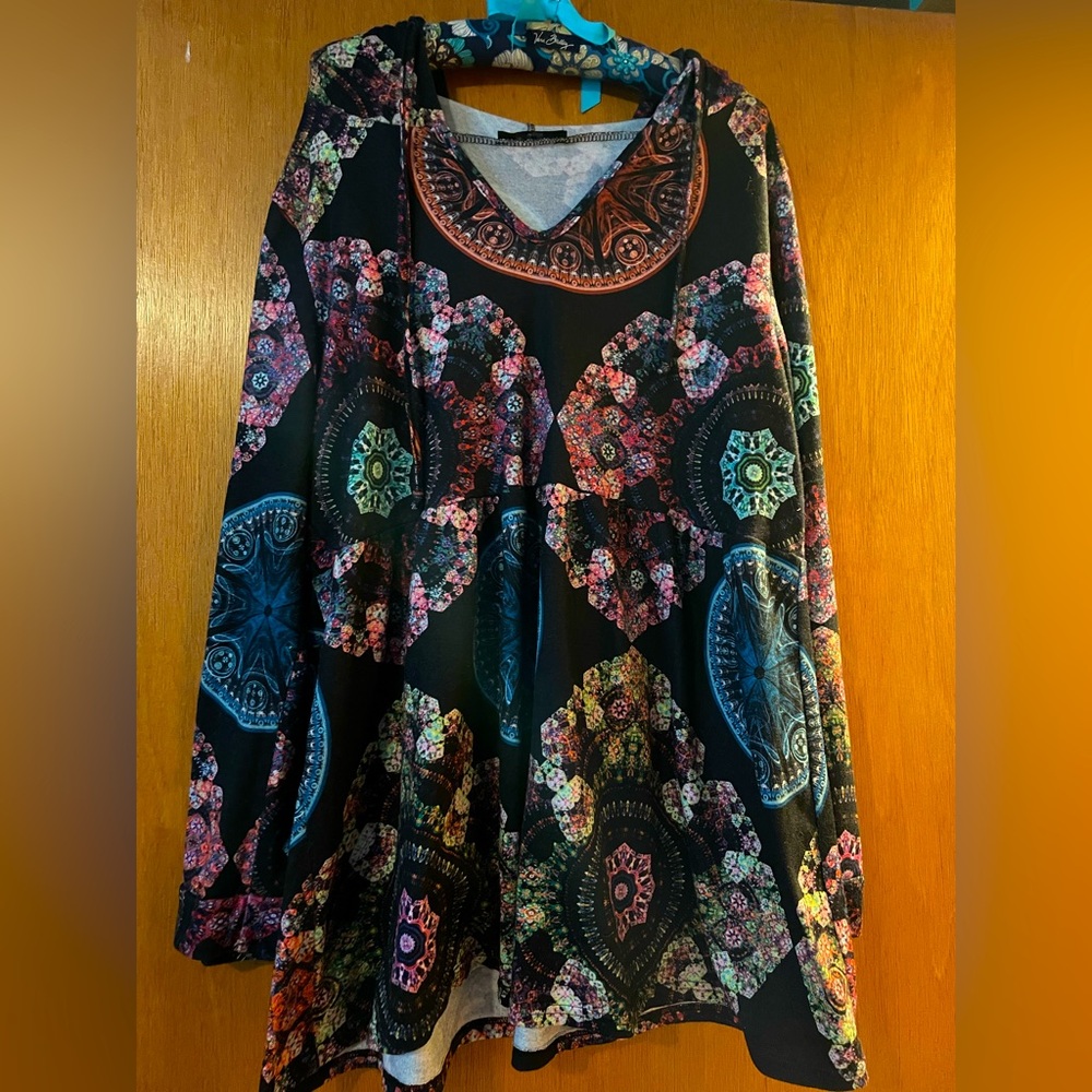 Bohemian Mandela Hoodie Top XL 🪷
